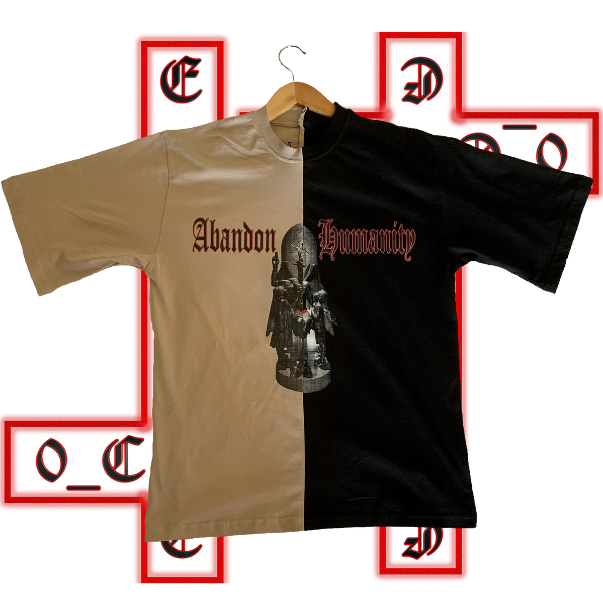 Abandon Humanity Split Tee [TYPE-II] – 0_CCULT